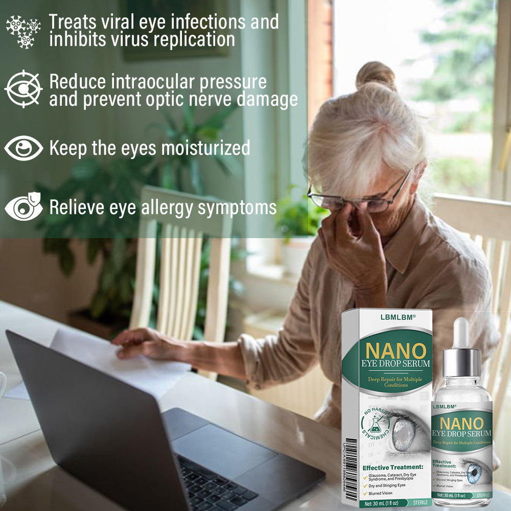 👩‍⚕️LBMLBM® Nano Eye Drops Serum ✅FDA Approved(Suitable for presbyopia, dry eye syndrome, glaucoma, and cataracts) 🌻
